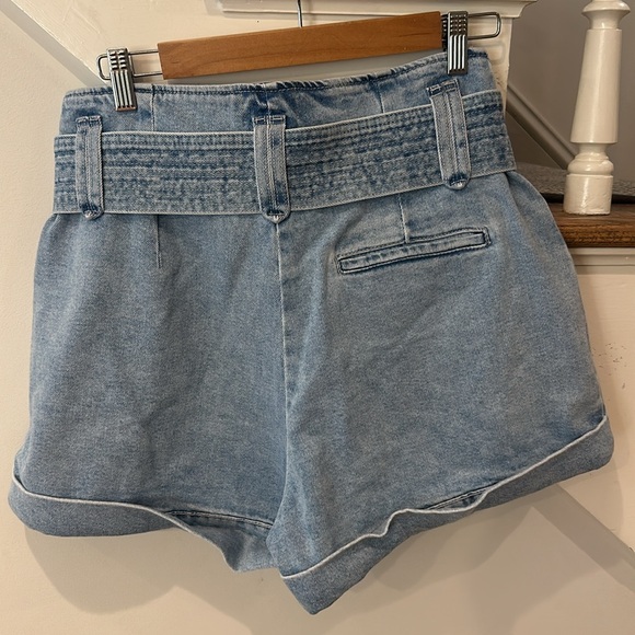 Sezane light wash shorts - Picture 3 of 6